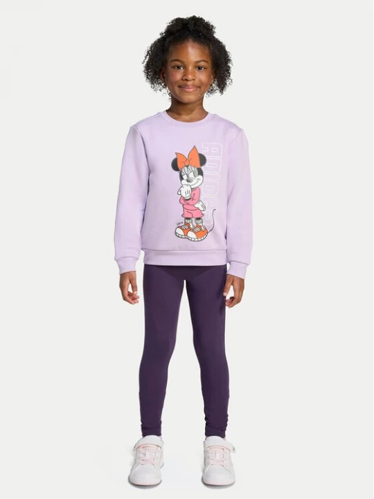 Obrázek produktu adidas Souprava mikina a legíny Disney Minnie Mouse KB7314 Fialová Regular Fit