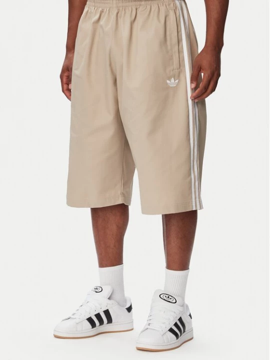 Obrázek produktu adidas Sportovní kraťasy Adicolor Twill KR1388 Béžová Relaxed Fit