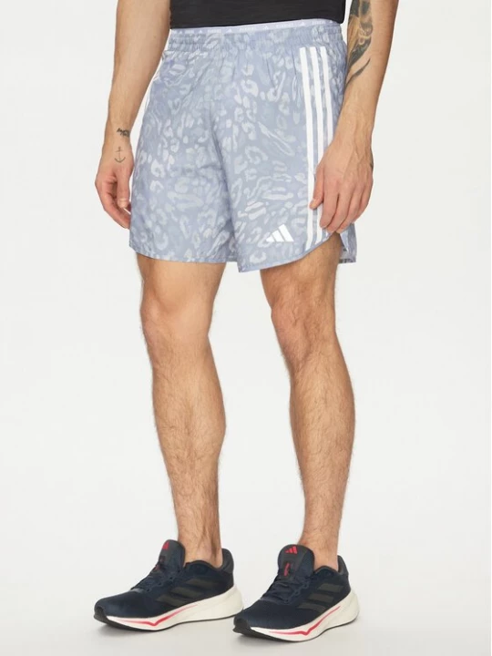 Obrázek produktu adidas Sportovní kraťasy Own the Run 3-Stripes JD7769 Modrá Regular Fit