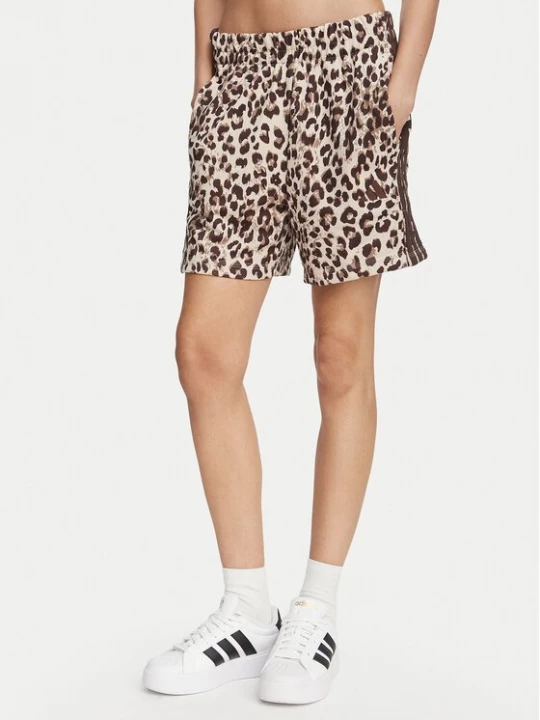 Obrázek produktu adidas Sportovní kraťasy Seasonal Essentials Animal Print KH1551 Béžová Regular Fit