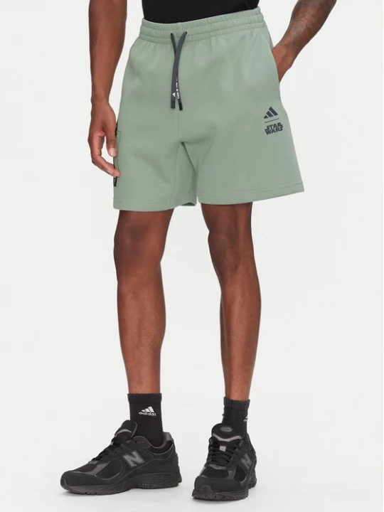Obrázek produktu adidas Sportovní kraťasy Star Wars The Mandalorian™ JI5722 Zelená Regular Fit