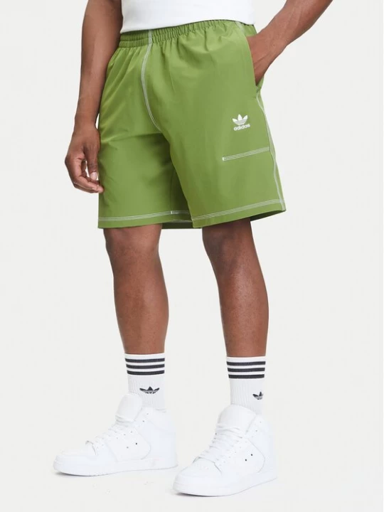 Obrázek produktu adidas Sportovní kraťasy Trefoil Essentials KA8540 Zelená Loose Fit