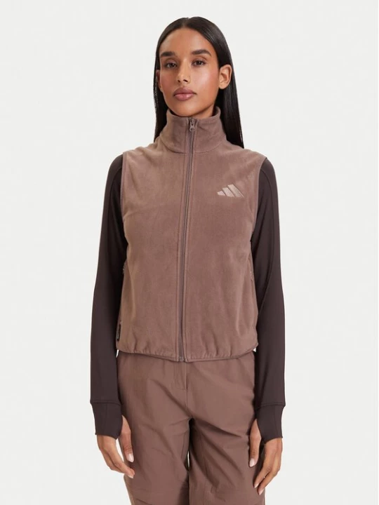 Obrázek produktu adidas Sportovní vesta Terrex Multi Climawarm Full Zip Fleece Vest KQ9121 Hnědá Regular Fit
