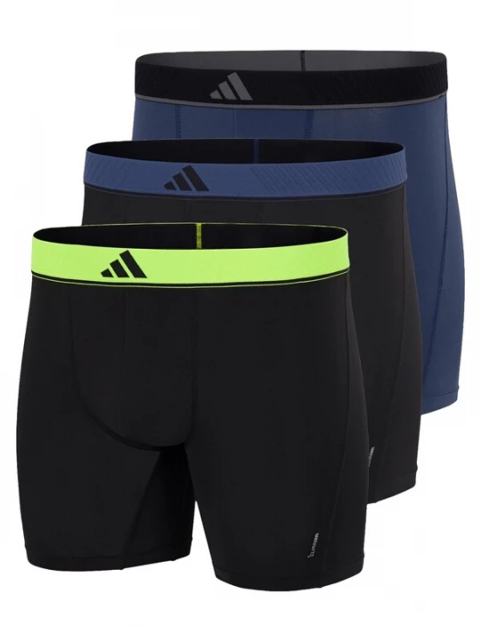 Obrázek produktu ADIDAS SPORTSWEAR Boxerky 'Active Micro Flex Eco' tmavě modrá / šedá / trávově zelená / černá