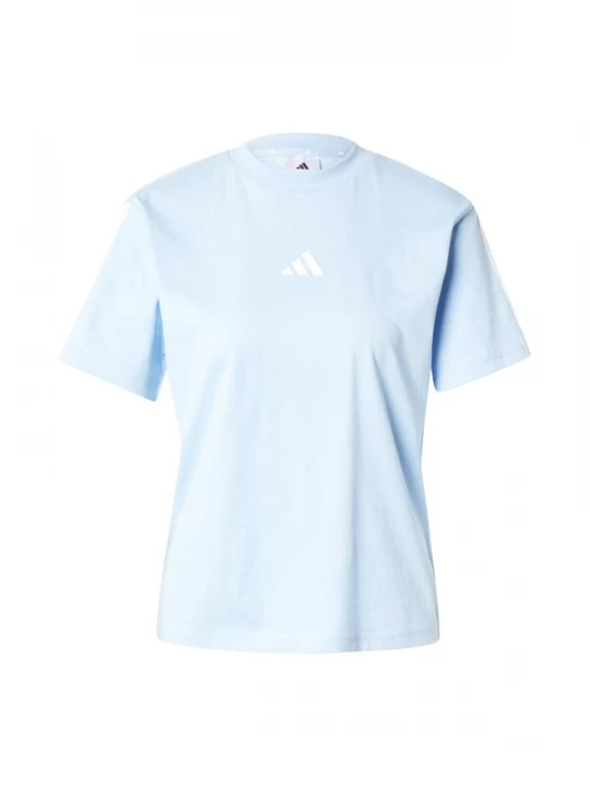 Obrázek produktu ADIDAS SPORTSWEAR Funkční tričko 'ESSENTIALS 3-STRIPES COTTON' světlemodrá / bílá