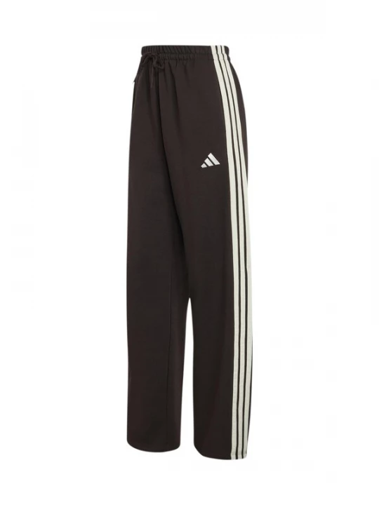 Obrázek produktu ADIDAS SPORTSWEAR Kalhoty 'ESSENTIALS 3-STRIPES OPEN HEM FLEECE' černá / bílá