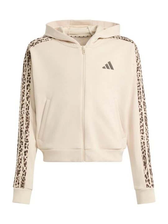 Obrázek produktu ADIDAS SPORTSWEAR Mikina 'Seasonals Animal Full Zip' béžová / šedobéžová / černá