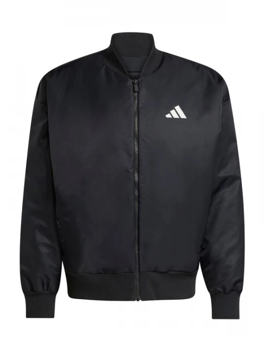 Obrázek produktu ADIDAS SPORTSWEAR Sportovní bunda 'Stadium' černá / bílá
