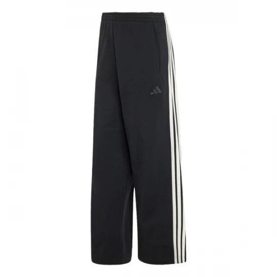 Obrázek produktu ADIDAS SPORTSWEAR Sportovní kalhoty 'adidas KIT 3-Stripes Wide' černá / bílá