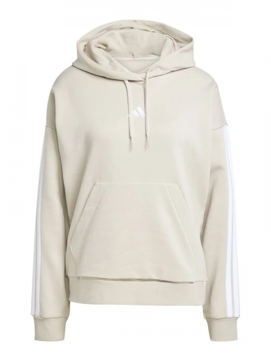 Obrázek produktu ADIDAS SPORTSWEAR Sportovní mikina 'ESSENTIALS 3-STRIPES FLEECE' režná / bílá