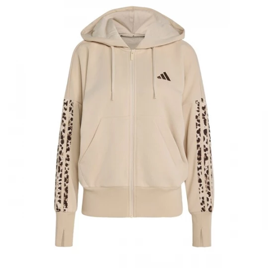 Obrázek produktu ADIDAS SPORTSWEAR Sportovní mikina 'Seasonal Essentials' režná / hnědá / tmavě hnědá