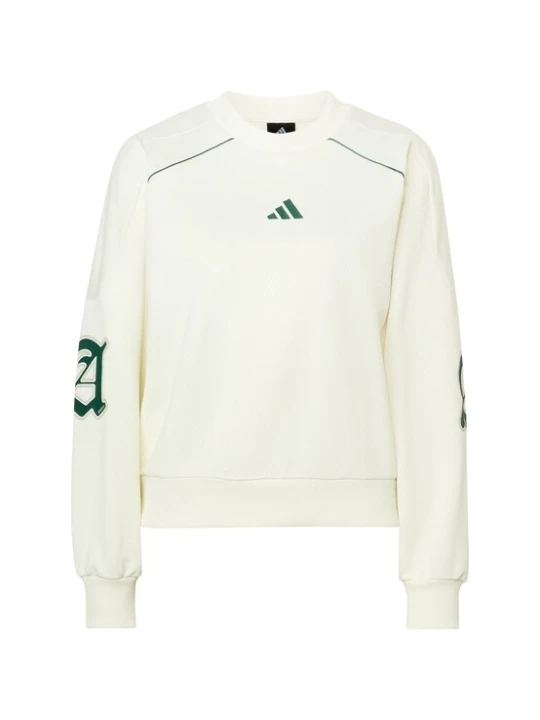 Obrázek produktu ADIDAS SPORTSWEAR Sportovní svetr 'STA' slonová kost / smaragdová
