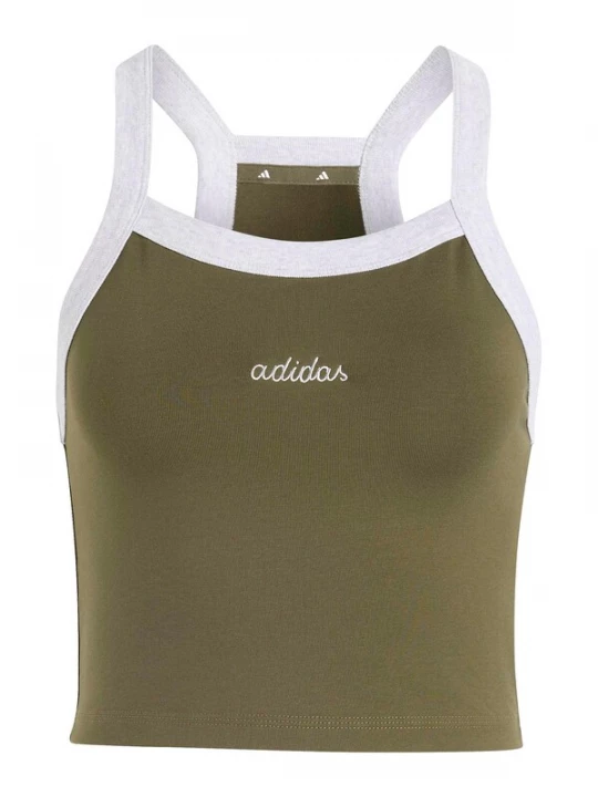 Obrázek produktu ADIDAS SPORTSWEAR Sportovní top 'Seasonal Essentials' olivová / bílá
