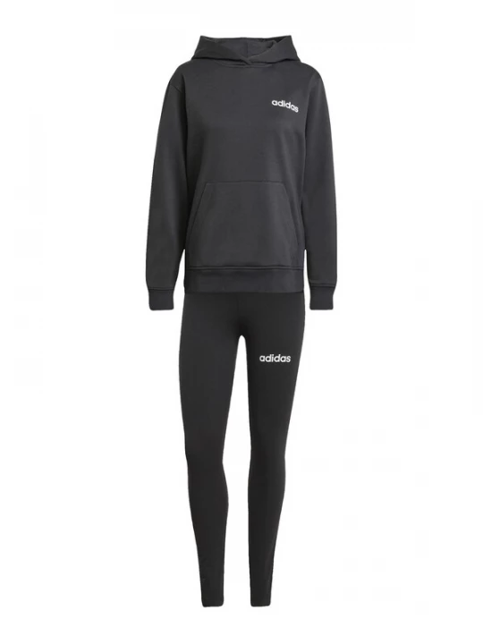 Obrázek produktu ADIDAS SPORTSWEAR Tepláková souprava 'Leisure' černá / bílá