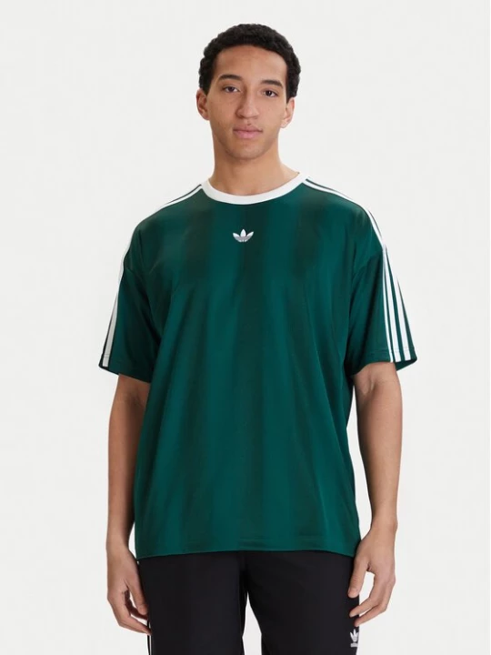 Obrázek produktu adidas T-Shirt adicolor Jacquard KD5834 Zelená Loose Fit
