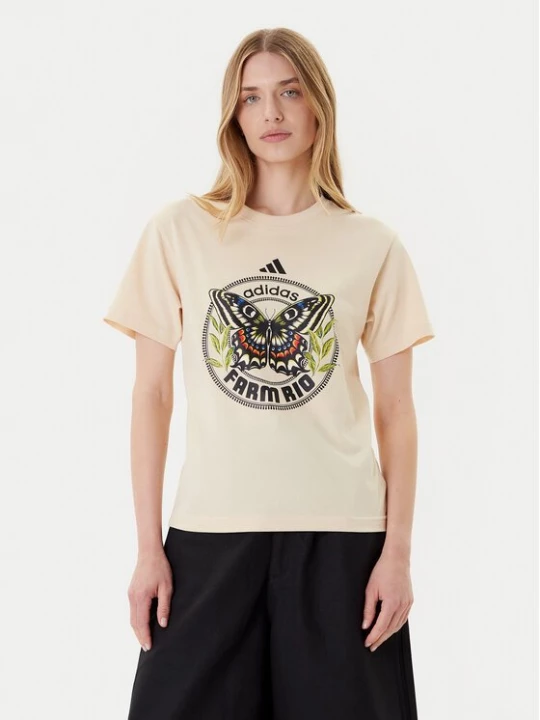 Obrázek produktu adidas T-Shirt FARM Graphic JL8614 Béžová Regular Fit