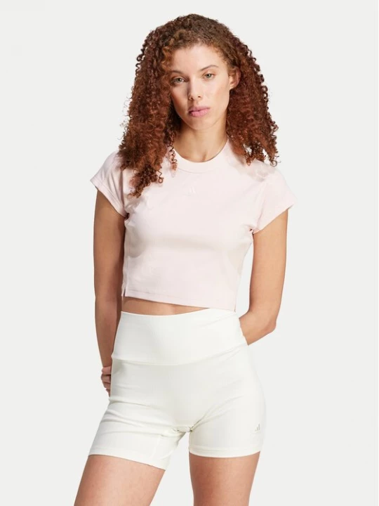 Obrázek produktu adidas T-Shirt Lounge IY6741 Růžová Slim Fit