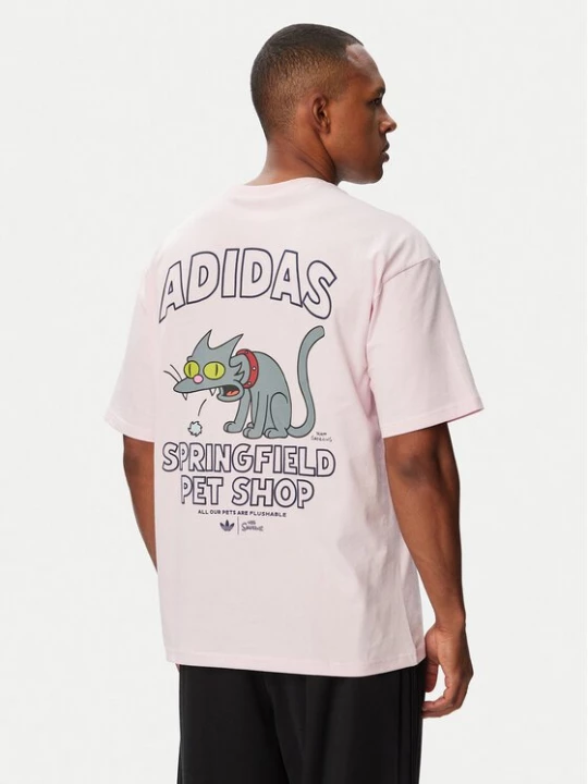 Obrázek produktu adidas T-Shirt Snowball Graphic LG5064 Světle růžová Oversize