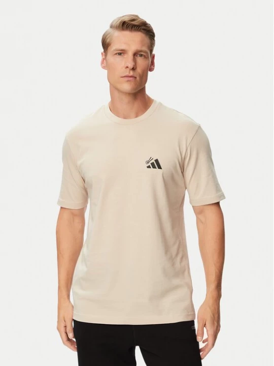 Obrázek produktu adidas T-Shirt Sushi Graphic KT9708 Světle béžová Regular Fit