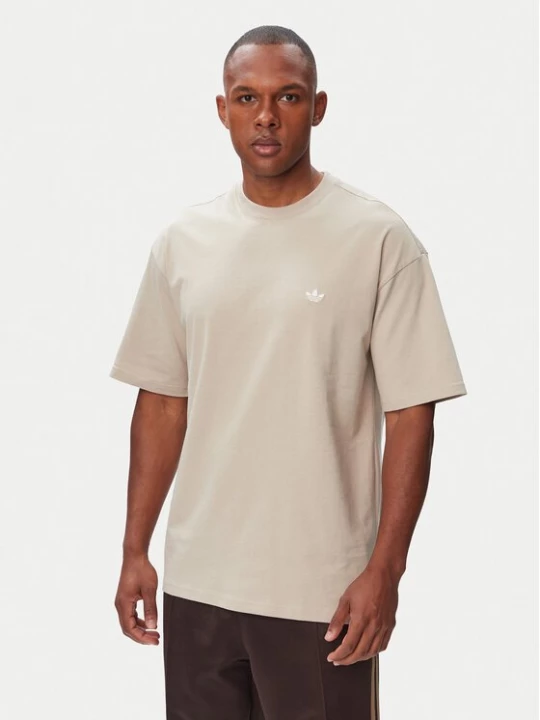 Obrázek produktu adidas T-Shirt Trefoil Essentials IA7548 Světle béžová Loose Fit