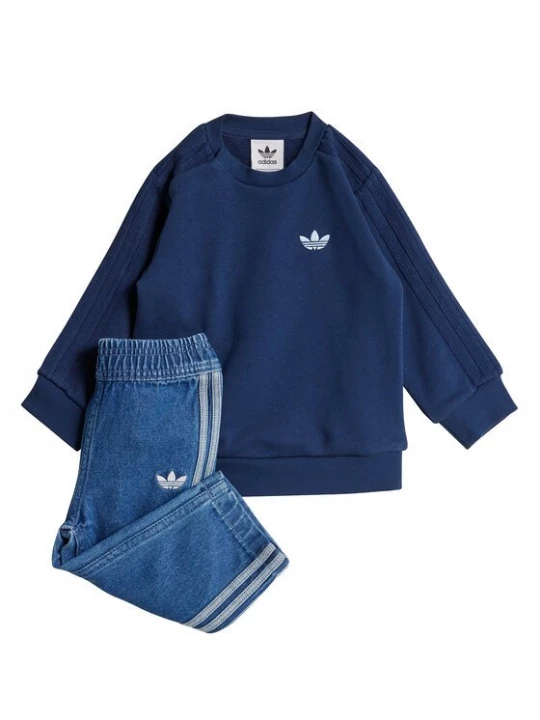 Obrázek produktu adidas Tepláková souprava Denim Crew JD5826 Modrá Regular Fit