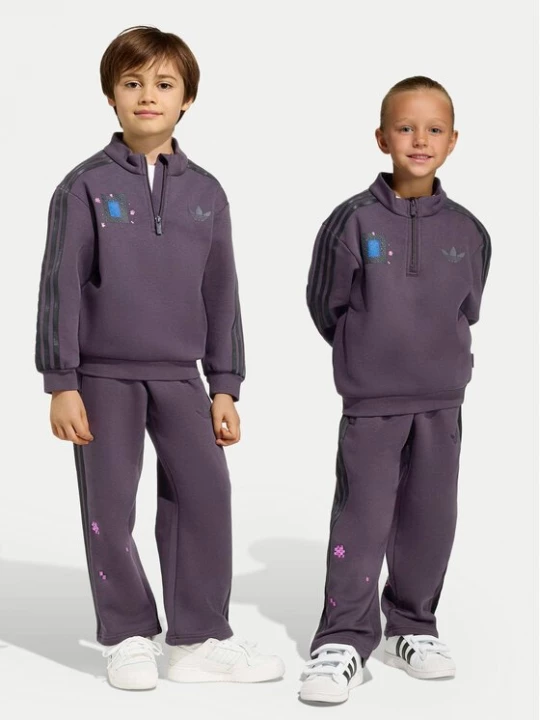 Obrázek produktu adidas Tepláková souprava Minecraft KC6834 Fialová Loose Fit