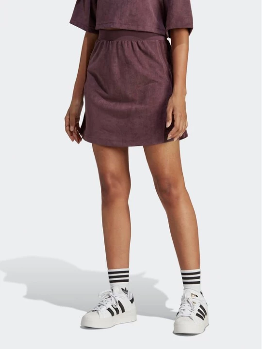 Obrázek produktu adidas tepláková sukně adicolor Classics Suede HM1687 Bordó Slim Fit