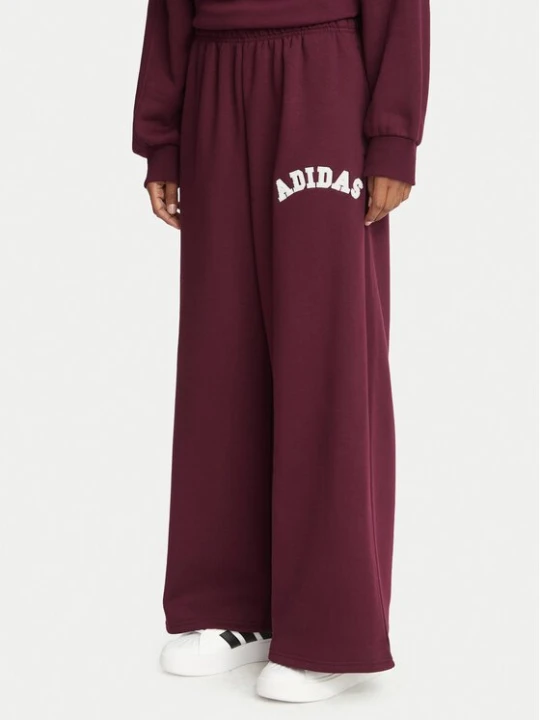 Obrázek produktu adidas Teplákové kalhoty Adidas Damskie 3-Stripes KU0332 Bordó Loose Fit