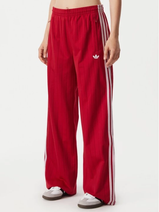 Obrázek produktu adidas Teplákové kalhoty Pinstripe Firebird Loose Trackpant KS9977 Červená Wide Leg