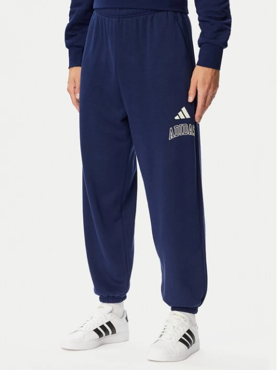 Obrázek produktu adidas Teplákové kalhoty Seasonal Essentials Collegiate French Terry Cuffed KG0521 Tmavomodrá Regular Fit