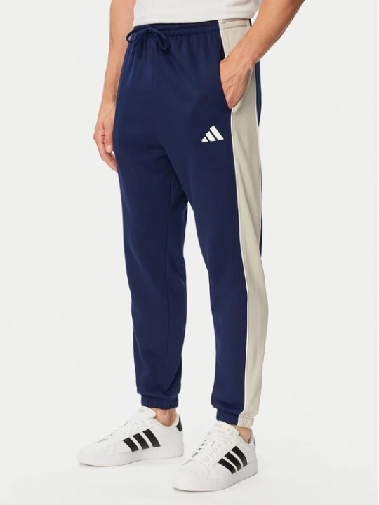 Obrázek produktu adidas Teplákové kalhoty Seasonal Essentials Colorblock Fleece KF4211 Modrá Cosy Fleece Fit