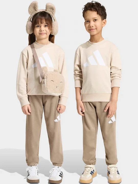 Obrázek produktu adidas teplákový set dětský s bavlnou béžová