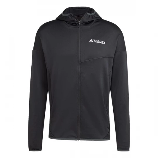 Obrázek produktu ADIDAS TERREX Funkční fleecová mikina 'Xperior'  černá / bílá