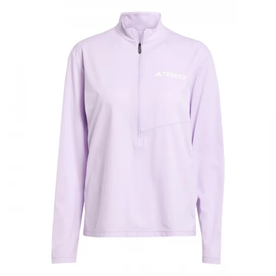 Obrázek produktu ADIDAS TERREX Funkční tričko 'Multi Climacool 1 / 2 Zip Long Sleeve' šeříková / offwhite