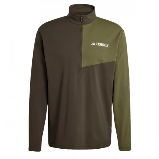 Obrázek produktu ADIDAS TERREX Funkční tričko ' Multi Climacool 1 / 2 Zip Long Sleeve' zelená