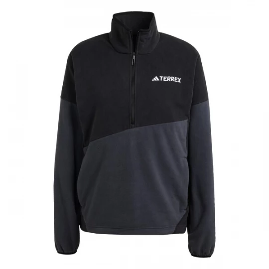 Obrázek produktu ADIDAS TERREX Sportovní svetr 'Multi Climawarm Fleece' tmavě šedá / černá / bílá