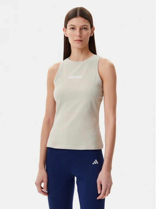 Obrázek produktu adidas Top Essentials Linear JC5790 Béžová Slim Fit