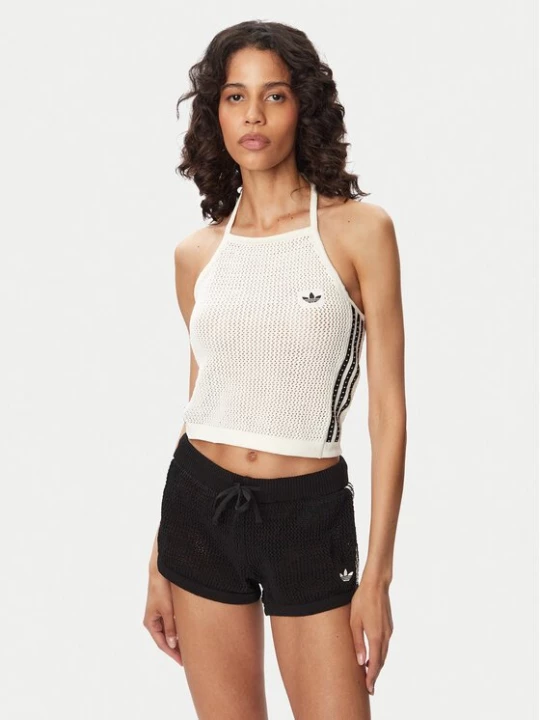 Obrázek produktu adidas Top Knitted Crochet KC6485 Bílá Slim Fit