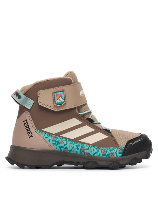 Obrázek produktu adidas Trekingová obuv Minecraft Terrex Snow Cf Climawarm Winter Shoes Kids KJ6490 Tmavě béžová