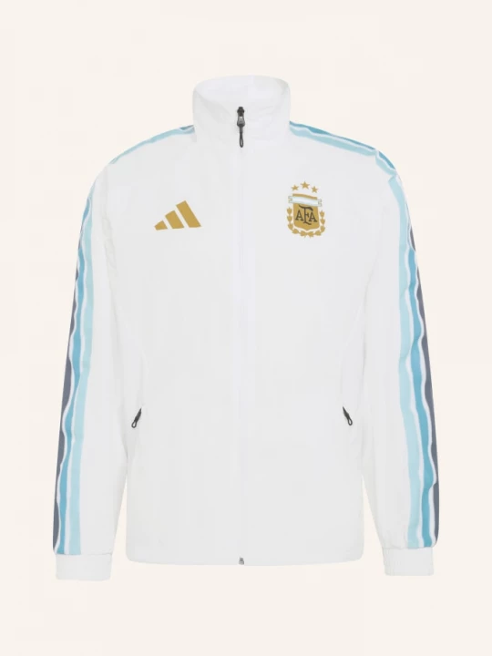Obrázek produktu Adidas Tréninková Bunda Argentina Domácí bílá / tmavě modrá / tmavě modrá