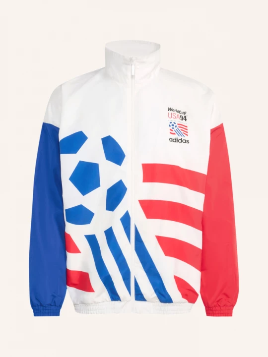Obrázek produktu Adidas Tréninková Bunda Graphic bílá / červená / modrá