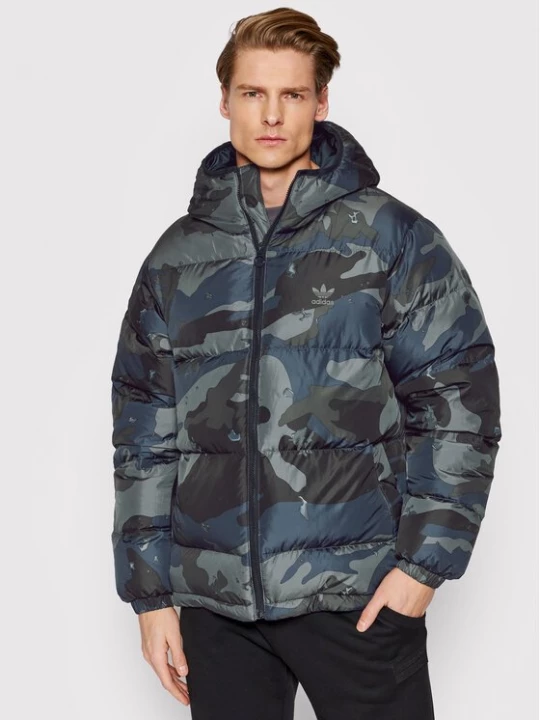 Obrázek produktu adidas Vatovaná bunda Camo H13566 Zelená Regular Fit