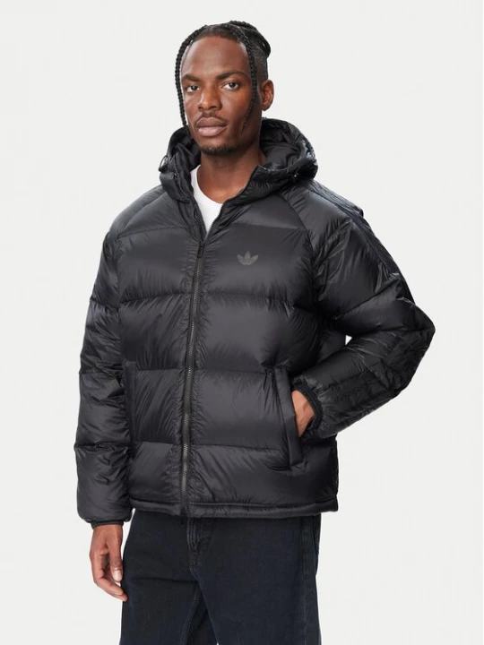 Obrázek produktu adidas Vatovaná bunda Pertex 3-Stripes KR7194 Černá Loose Fit