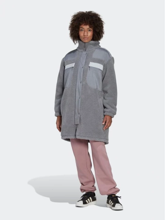 Obrázek produktu adidas Zimní bunda Sherpa HK5256 Šedá Relaxed Fit