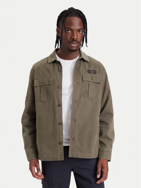 Obrázek produktu Aeronautica Militare Риза-яке 262AC0045UCT04233 Khaki Regular Fit