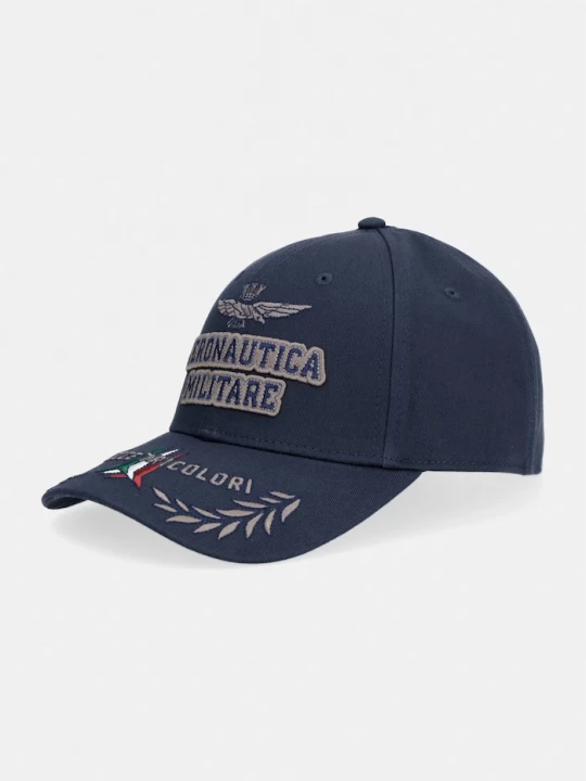 Obrázek produktu Aeronautica Militare Bavlněná baseballová čepice Aeronautica Militare námořnická modř