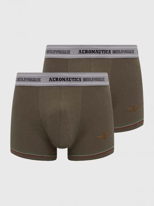 Obrázek produktu Aeronautica Militare Boxerky Aeronautica Militare 2-pack zelená