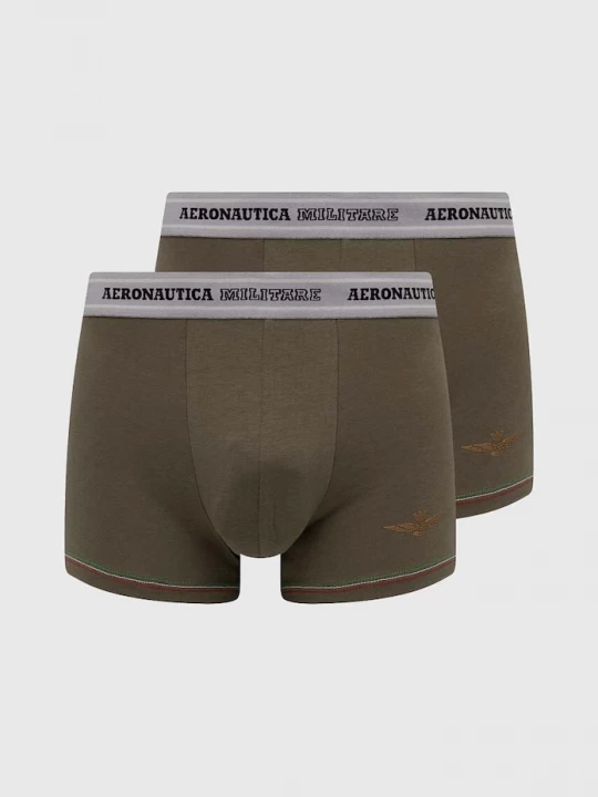 Obrázek produktu Aeronautica Militare Boxerky Aeronautica Militare 2-pack zelená