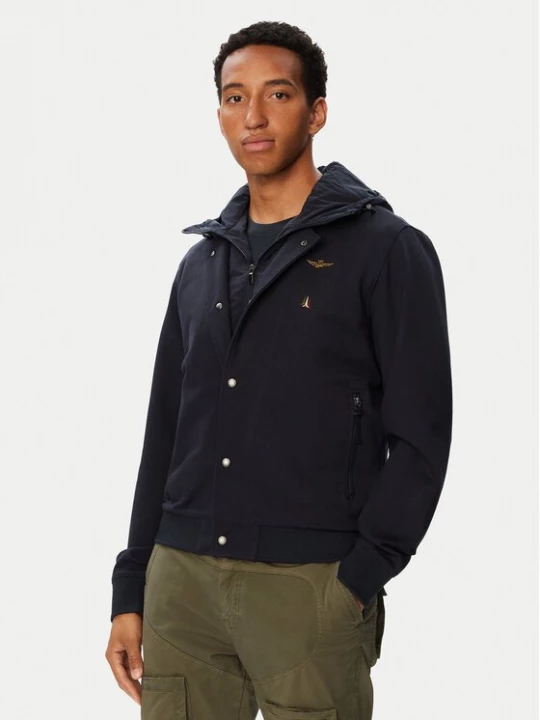 Obrázek produktu Aeronautica Militare Bunda bomber 262AF0525UF00691 Tmavomodrá Regular Fit