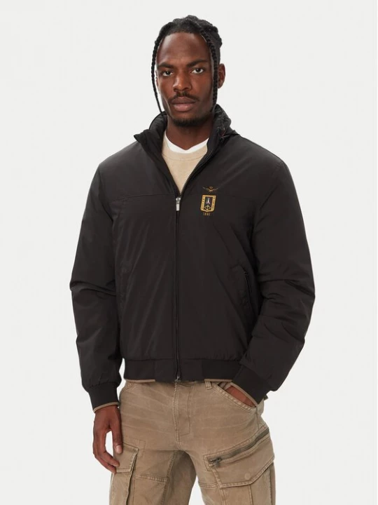 Obrázek produktu Aeronautica Militare Bunda pro přechodné období 262AB3084UCT04374 Černá Regular Fit